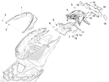 Hinterabdeckung - Kotflügellappen