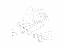 Mittlere Verklaidung - Fußraster