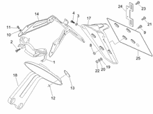 Hinterabdeckung - Kotflügellappen