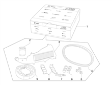 Complete wear and maintenance kit