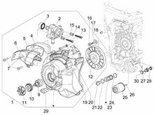 Schwungraddeckel - Ölfilter