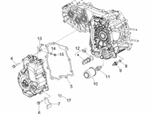 Schwungraddeckel - Ölfilter