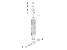 Hintere Radaufhängung - Stoßdämpfer