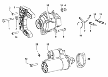 Befestigung schaltsegment