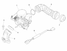 Vergaser, komplett - Ansaugstutzen