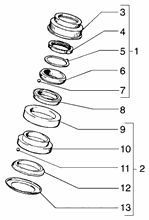 Schließvorrichtung kotflügel
