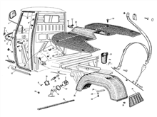 Vorderschutz-scheinwerferhalter