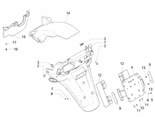 Hinterabdeckung - Kotflügellappen