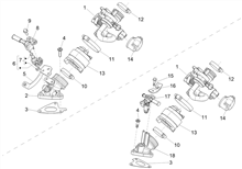Drosselkörper - Einspritzdüse – Ansaugstutzen