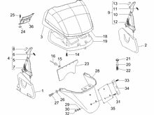 Hinterabdeckung - Kotflügellappen