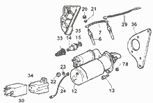 Befestigung schaltsegment