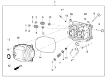 Einheit Zylinder-Kolben-Kolbenbolzen
