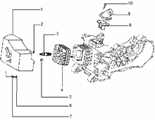Kurbelwelle-pleuelstange-kurbelzapfen einheit