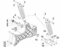 Hintere Radaufhängung - Stoßdämpfer