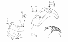 Schutzbleche vo.-hi.