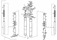 Schwinge - Stoßdämpfer