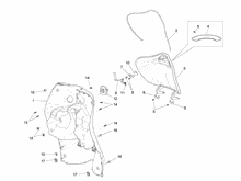 Vorderes Handschuhfach  - Schild-Rückseite