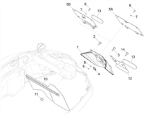Hinterabdeckung - Kotflügellappen