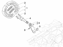 Hinterbremse - Bremsbackensatzen