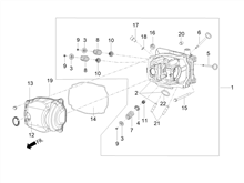 Einheit Zylinder-Kolben-Kolbenbolzen
