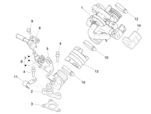 Drosselkörper - Einspritzdüse – Ansaugstutzen