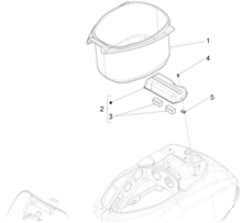 Schutzhelmgehäuse - Untersitz