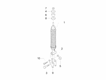 Hintere Radaufhängung - Stoßdämpfer
