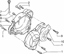 Befestigung schaltsegment