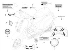 Plaketten - Verzierungen