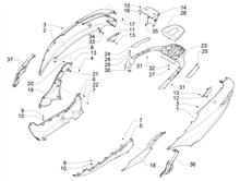Seitenabdeckung - Spoiler