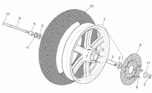 Hinterrad Scheibenbremse