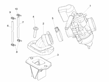 Vergaser, komplett - Ansaugstutzen