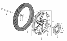 Hinterrad Scheibenbremse