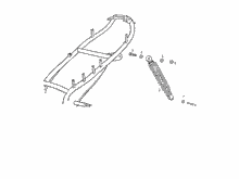 Hintere Radaufhängung - Stoßdämpfer