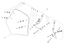 Vorderes Handschuhfach  - Schild-Rückseite