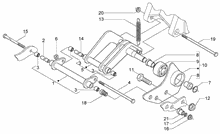 Stoßdämpfer hinten