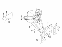 Hinterabdeckung - Kotflügellappen