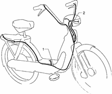 Schaltzug-vorderradbremszug