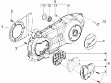 Kurbelwelledeckel - Kühlung kurbelgehäuse