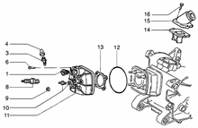 Zylinderkopf und ansaugstuteen