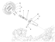 Hinterbremse - Bremsbackensatzen