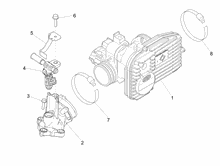 Drosselkörper - Einspritzdüse – Ansaugstutzen