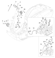 Spannungsreglerern - Elektronisches Steuergerern - Zündspule