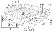 Hinterer radbremszylinder