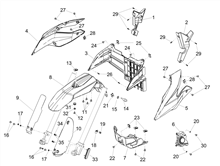Vorderes Schutzblech-Stütze