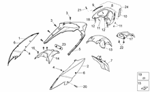 Rear headlight - Top box