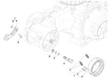 Hinterbremse - Bremsbackensatzen