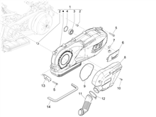 Kurbelwelledeckel - Kühlung kurbelgehäuse