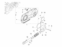 Kurbelwelledeckel - Kühlung kurbelgehäuse