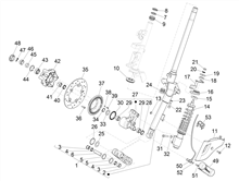 Gabel/Lenkerleitung - Steuersatz